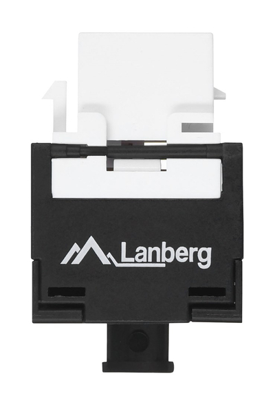 Modul keystone Lanberg KSU5-2000, RJ45 Cat.5e UTP, pa vegla, i bardhë