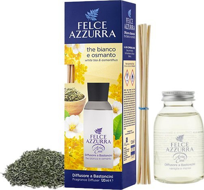 Difuzor aromash Felce Azzurra Osmanthus, me shkopinj, 120ml
