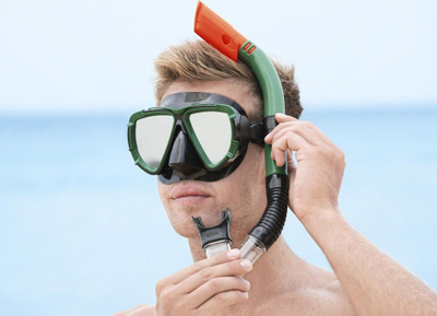 Set snorkeling Bestway Hydro Pro Dive Mira 24053, maskë dhe tub, për të rritur, shumëngjyrësh