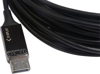 Kabllo DisplayPort Techly ICOC-DSP-HY-010, 10 m, 8K, e zezë