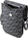 Çantë crossbody Guess GCube Stripe, lëkurë ekologjike, me rrip që rregullohet, e zezë