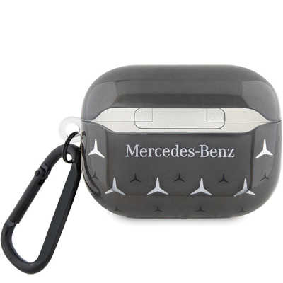 Mbulesë Mercedes-Benz MEAP8DPMGS për AirPods Pro, TPU, me stampë Large Star Pattern, e zezë
