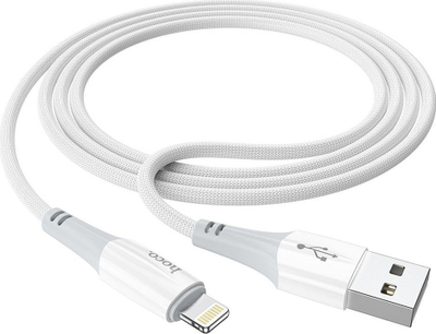 Kabllo USB Partner Tele.com USB A në Lightning, 1m, 2.4A, e bardhë