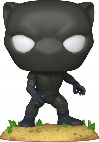 Figurë koleksionare Funko Pop Marvel Black Panther Comic Cover, vinyl, 10 cm, i zi
