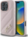 Maskë telefoni Karl Lagerfeld Quilted Signature për iPhone 16 Pro 6.3", rozë