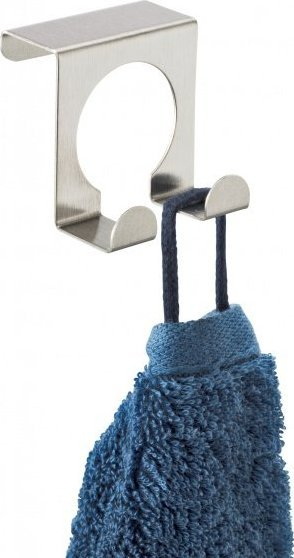 Grep i dyfishtë dere Wenko, çelik inox, 5 x 5 x 5 cm, argjendt mat