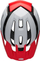 Helmetë çiklizmi Full Face Bell Super Air R Mips Spherical, MTB, e bardhë infrakuqe mat me shkëlqim