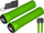 Doreza biçiklete ODI Soft Longneck Flangeless, 135mm, BMX, jeshile