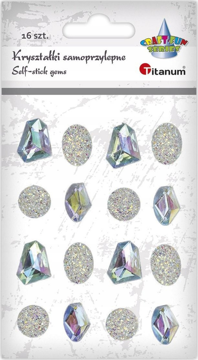 Gurëza vetëngjitëse dekorative Pebbles Silver Mix, 16 copë, argjendi