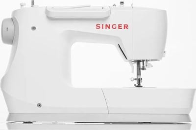 Makineri qepëse Singer C7205, 200 qepje, 8 vrima për kopsa, e bardhë