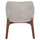 Karrige ngrënieje Abai 65x63x79Hcm (HM9971.03), gri
