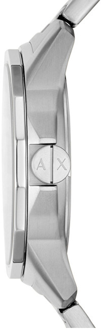 Orë dore për meshkuj Armani Exchange Banks AX1733, e argjendtë
