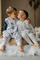 Thes gjumi me këmbë PULP Bamboo Sailor Bear, muslin 100% pambuk, 1.75 TOG, bezhë