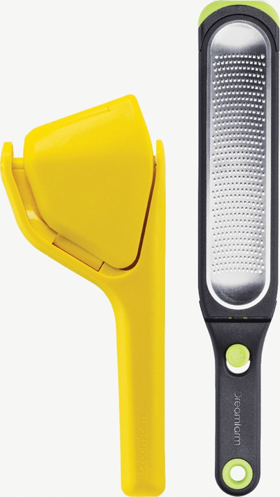 Set mjete për agrume Dreamfarm Set of Citrus Tools, Lemon Fluicer, Ozest, gri