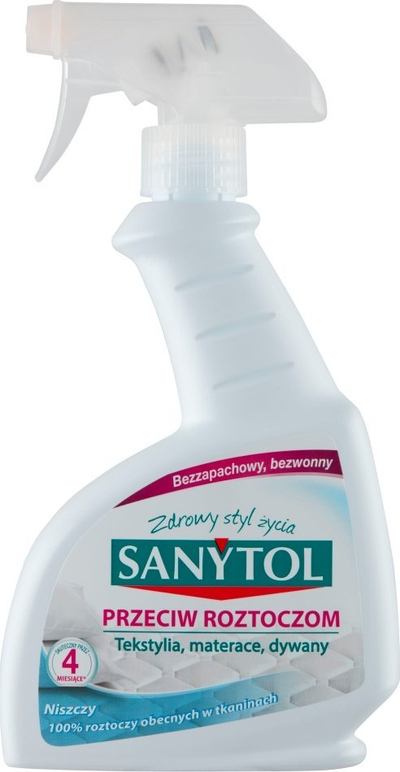 Дезинфекциски спреј Sanytol Mite, 300 ml, против болви во кревет