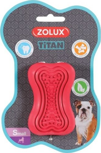 Lodër gome për qen Zolux Titan S, përtypse, e kuqe