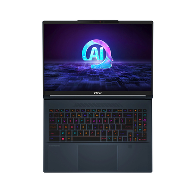 Laptop MSI Stealth 16 AI Studio A1VGG, Intel Core Ultra U7-155H, 16\", 2560x1600, 32GB RAM DDR5, 1TB SSD, NVIDIA GEFORCE RTX 4070, Win 11 Home, blu