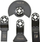 Set aksesorësh multitool KWB 708800, 4 pjesë, sharra për vegla multifunksionale