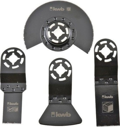 Set aksesorësh multitool KWB 708800, 4 pjesë, sharra për vegla multifunksionale