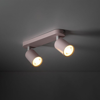 Spot tavani TK Lighting Livia, 35cm, 2 drita GU10, rozë