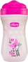 Gotë për kalamaj Chicco Luminous Cup, 266ml, 14m+, rozë