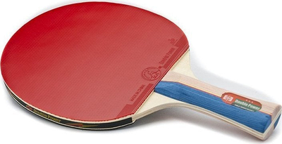 Raketë pingpongu Double Power 3STAR, gomë 1.5mm, shpejtësi e lartë, e kuqe