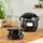 Kapak pjekës Tefal EY1508 Cook4me Extra Crispy, 1300W, 4 programe, i zi