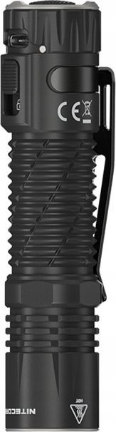 Elektrik dore Nitecore EDC33, LED 4000 lumens, karikohet me USB-C, ngjyrë e zezë
