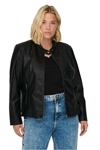 Xhaketë për femra ONLY CARMAKOMA, e zezë