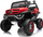 Makina elektrike për fëmijë ADEL Mercedes Unimog JL199, 4x4, me drita, e kuqe
