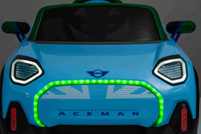 Електричен автомобил за деца Ramiz Mini Concept Aceman, 12V 9Ah, далечински управувач, сина боја