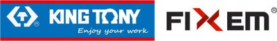 Stativ servisi KING TONY KTKSP10N2, mban deri në 10 ton, lartësi 380-580 mm, i kuq