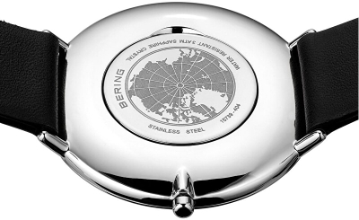 Orë dore Bering Ultra Slim 15739-404, e zezë