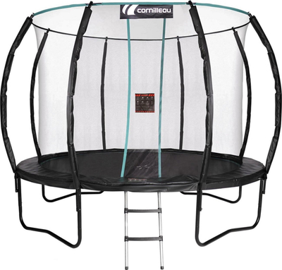 Trampolinë Cornilleau Spring 312121, 366 cm, me rrjetë mbrojtëse, gri