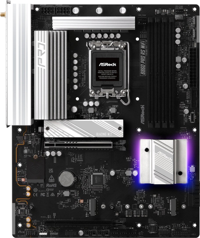 Pllakë amë ASRock B860 Pro RS WiFi, ATX, DDR5, me WiFi 6E