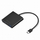 Adaptues video FANTEC USB C në HDMI, 4K, USB 3.0, i zi