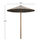 Çadër plazhi STRAW UMBRELLA HM5896, 220cm, kashte, natyrale