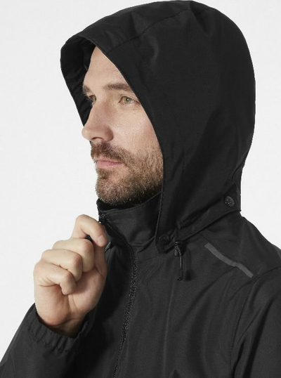 Xhaketë Helly Hansen Manchester 2.0, që s’e kap uji, me kapuç, XL, e zezë