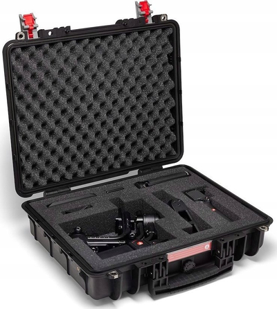 Valixhe e fortë Manfrotto Pro Light Tough-47F, me shkumë të prerë, që s’e ha goditja, e zezë