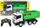 Камион со далечински управувач Lean Toys Huilna 1556, 1:18, 2.4GHz, зелен