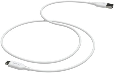 Kabllo karikimi Mophie Essentials USB-A në USB-C, 3 metra, 15W, e bardhë