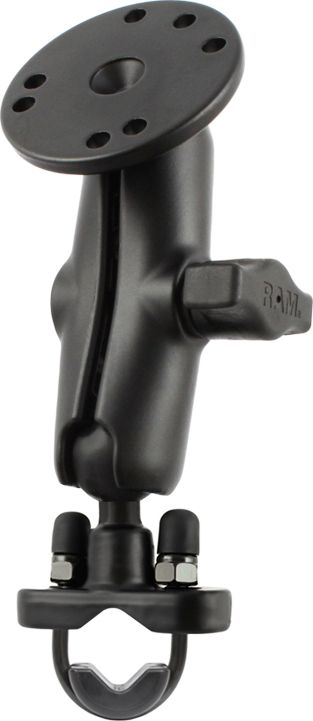 Држач за волан РАМ Маунтс Handlebar U-Bolt Double Ball, кружна плочка AMPS, 1\", црн