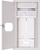 Kasetë elektrike Sabaj Switchgear RL 12E, për matës elektronik trefazor, IP31, e bardhë