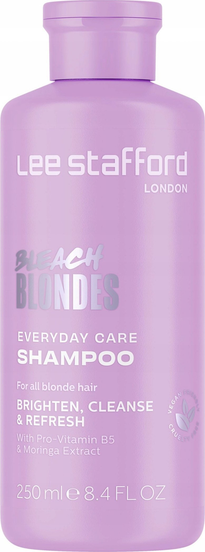 Шампон за коса Lee Stafford Bleach Blondes Everyday Care, 250ml, за руса коса