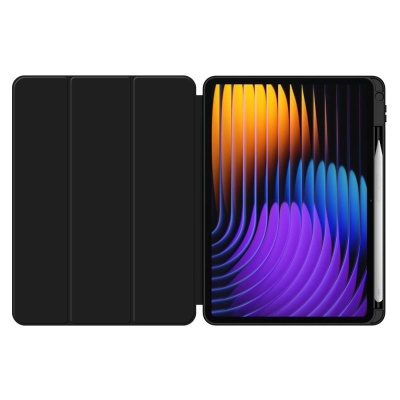 Mbulesë tablet Tech-Protect SC Pen për Xiaomi Pad 7 7 Pro, auto wake sleep, me mbajtëse stylus, e zezë