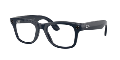 Syze dielli unisex Ray-Ban Meta Wayfarer Gen 2, receite, plastikë, blu shiny cosmic
