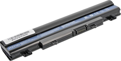 Bateri laptopi Mitsu AL14A32 për Acer, 11.1V, 4400mAh, e zezë