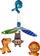 Karusel për krevat Leantoys Animals, lodra pelushi, shumëngjyrësh