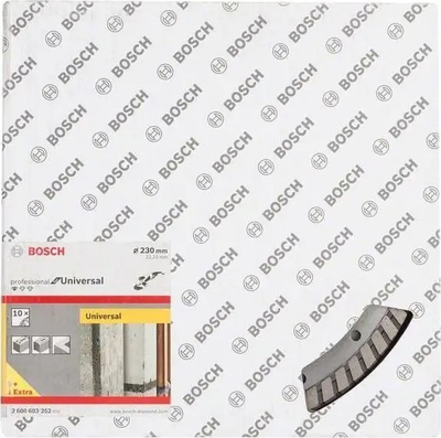 Disk prerës diamant Bosch 2608603252, 230mm, universal, gri