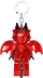Vorrëse çelsash LEGO Dragon Suit Guy, figurë me dritë LED, 3\"